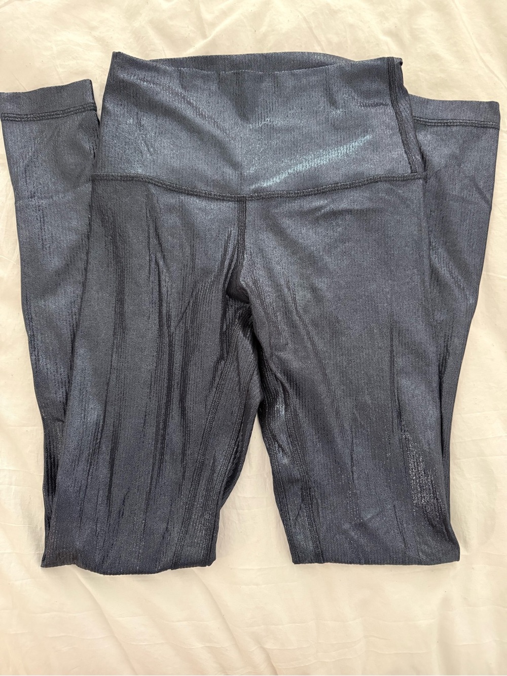 lululemon athletica Metallic Charcoal High-Rise Leggings